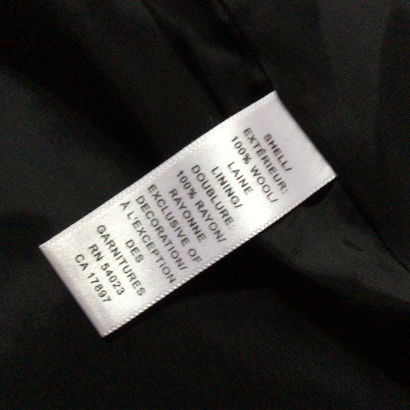 Banana Republic blazer, black on black tweed, 6, new with tags - Picture 8 of 8